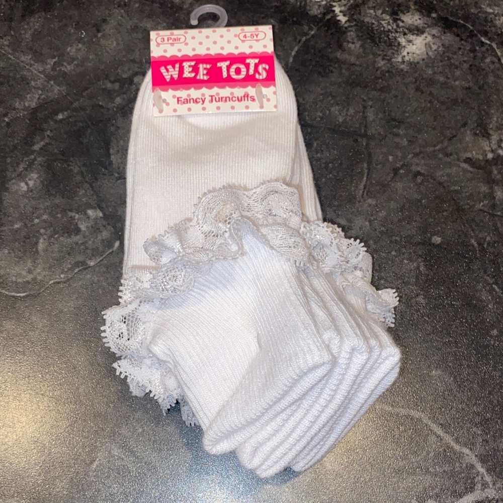 Wee Tots Fancy Turncuffs Socks